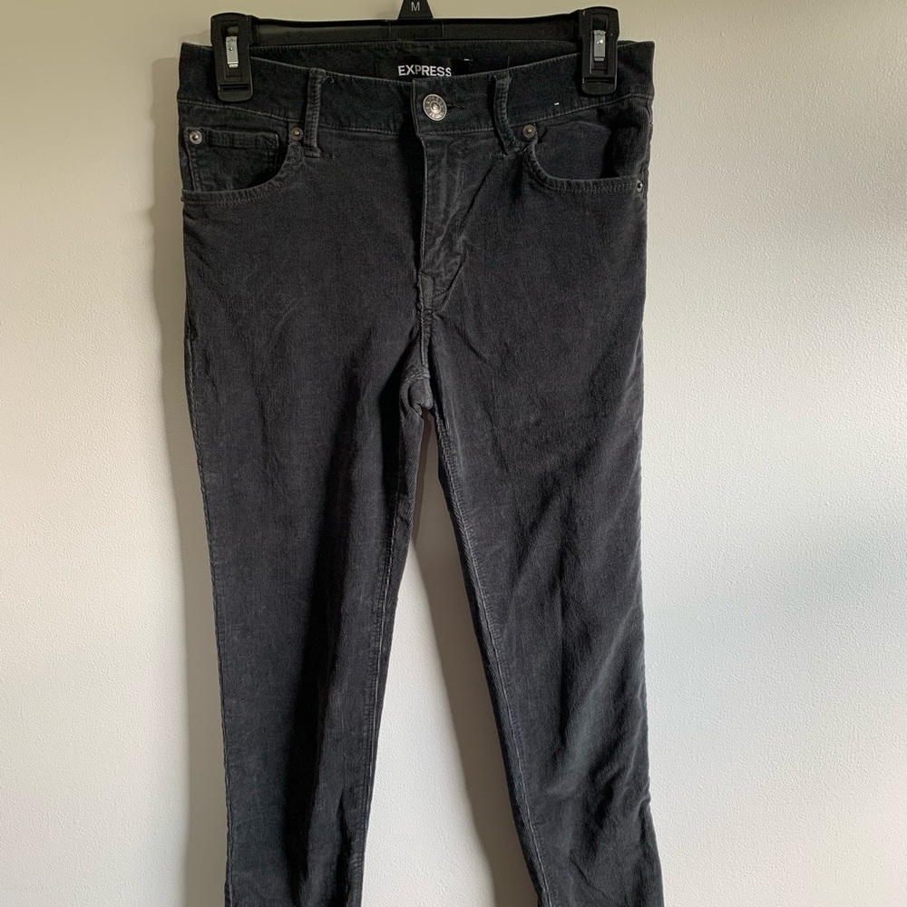 Express Cords Mid-rise Stretch Leggings - size 2R